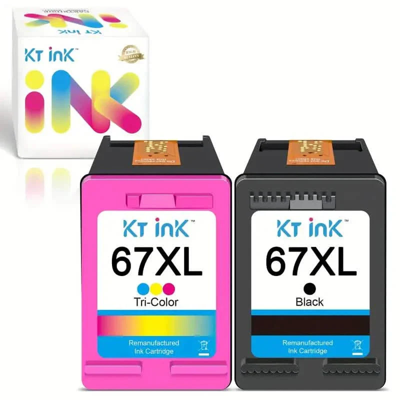 High-Yield Ink Cartridge 67XL for HP DeskJet and Envy Printers by DailySale
