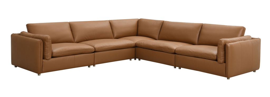 Brighton - Top Grain Modular Sectional - Brown by Unique Piece Furniture