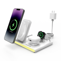 PowerGlow - Jabees PowerGlow 4-In-1 Foldable Wireless Charging Station with LED Night Light by DC-Jabees