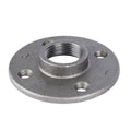 1 in. Black Floor Flange by PIPE DECOR