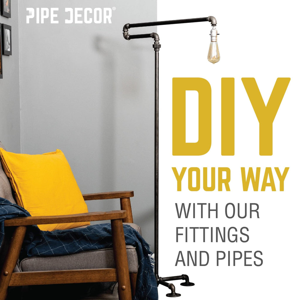 1 1/4 in. Black Union by PIPE DECOR