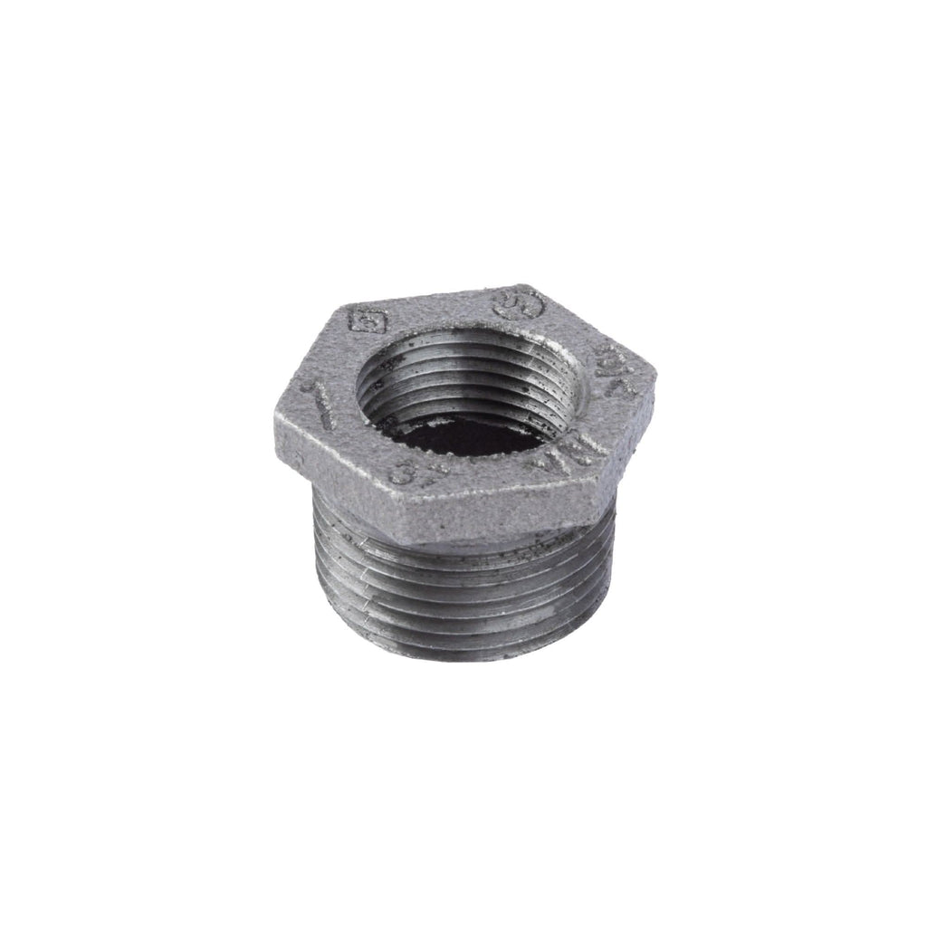 1 in. x 3/4 in. Black Bushing by PIPE DECOR