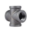 1 in. Black Cross by PIPE DECOR