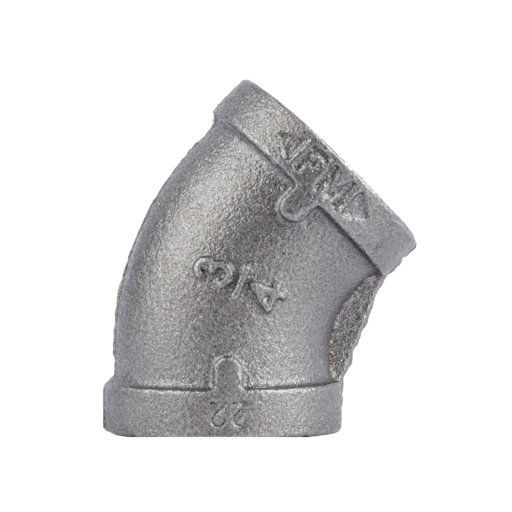 3/4 in. Black 45 Degree Elbow by PIPE DECOR