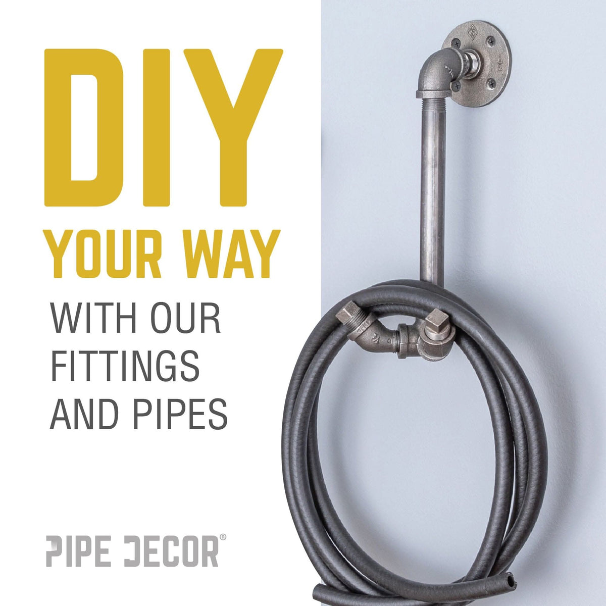 1/4 in. Black Plug by PIPE DECOR