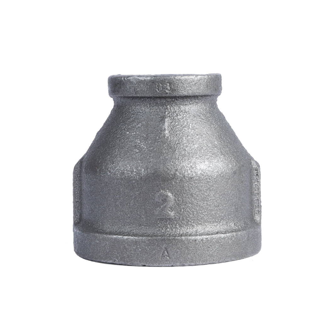 2 in. x 1 in. Black Reducing Coupling by PIPE DECOR