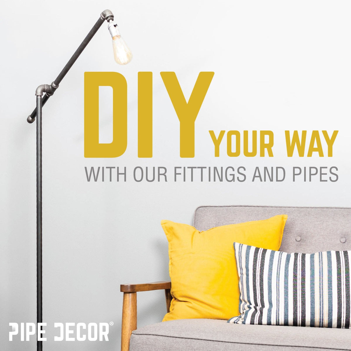 1/4 in. Black 90 Degree Street Elbow by PIPE DECOR
