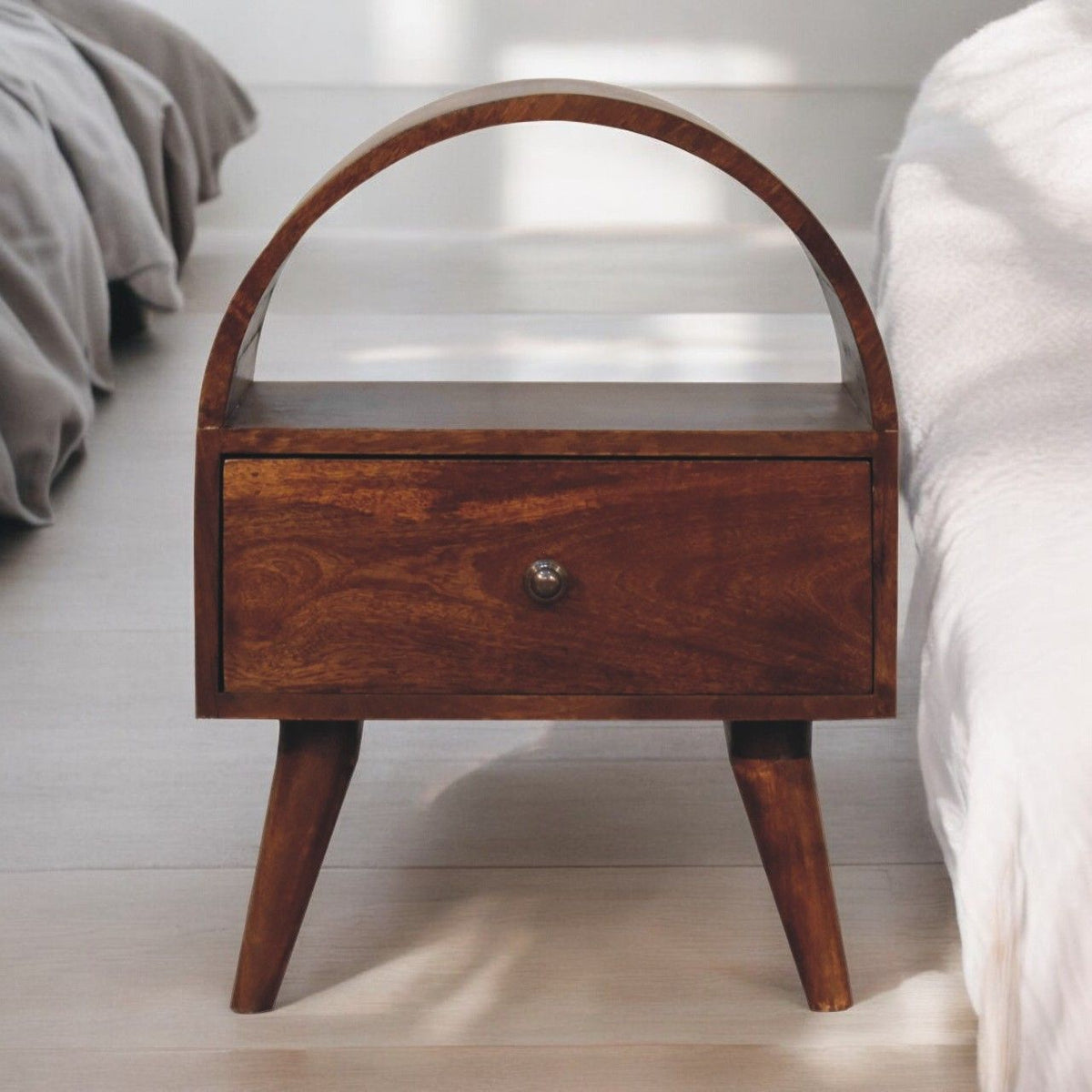 Dome Bedside Table - Brown by Unique Piece Furniture
