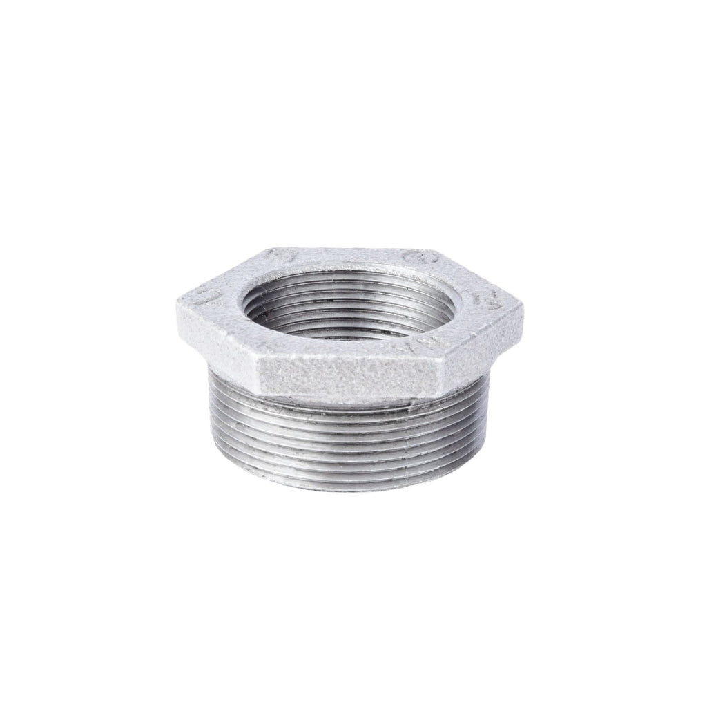 2 in. x 1 1/2 in. Galvanized Iron Bushing by PIPE DECOR