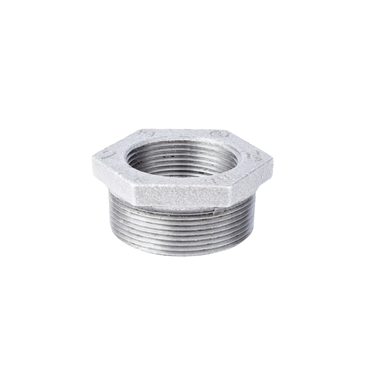 2 in. x 1 1/2 in. Galvanized Iron Bushing by PIPE DECOR