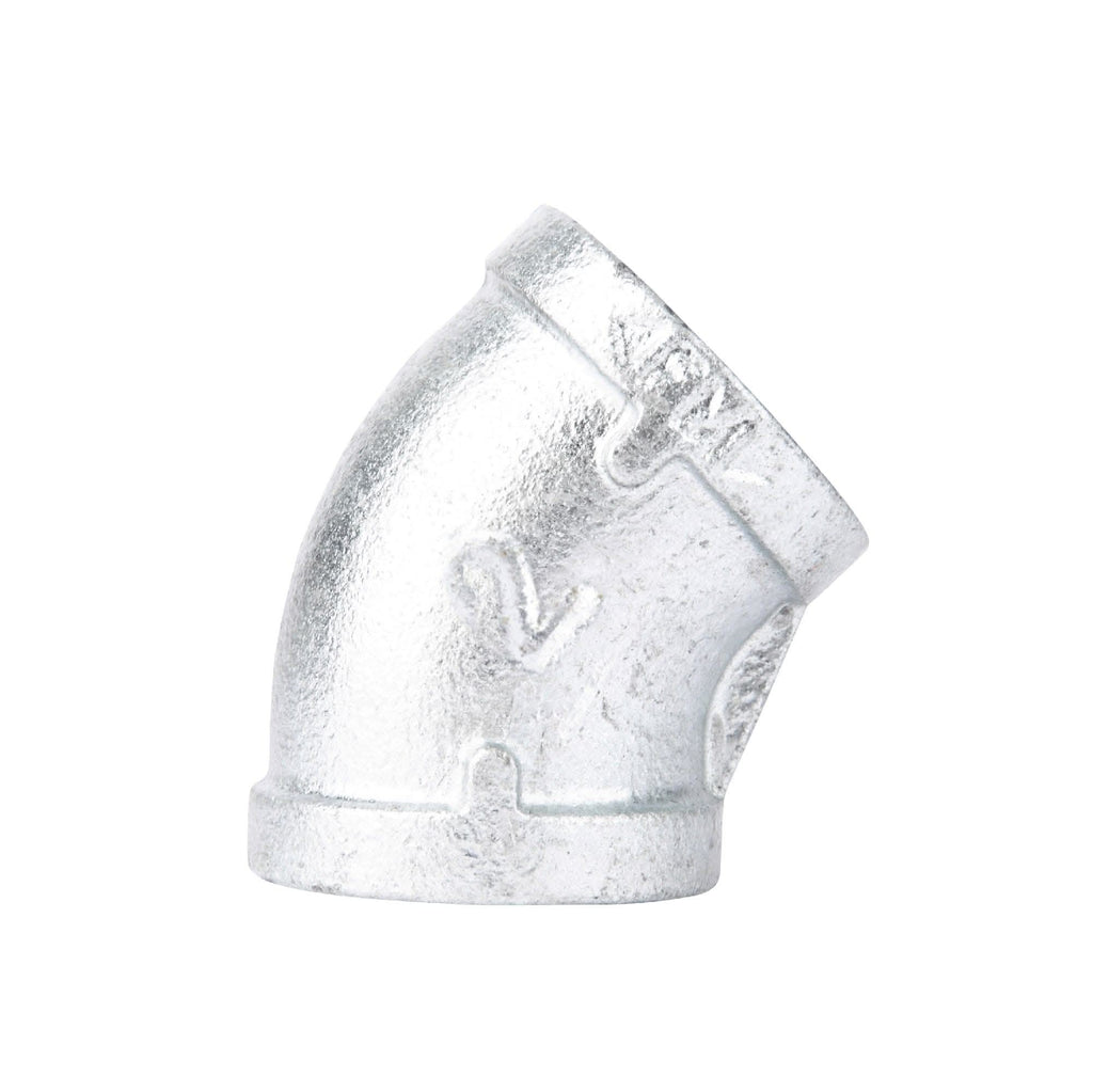 2 in. Galvanized Iron 45 Degree Elbow by PIPE DECOR