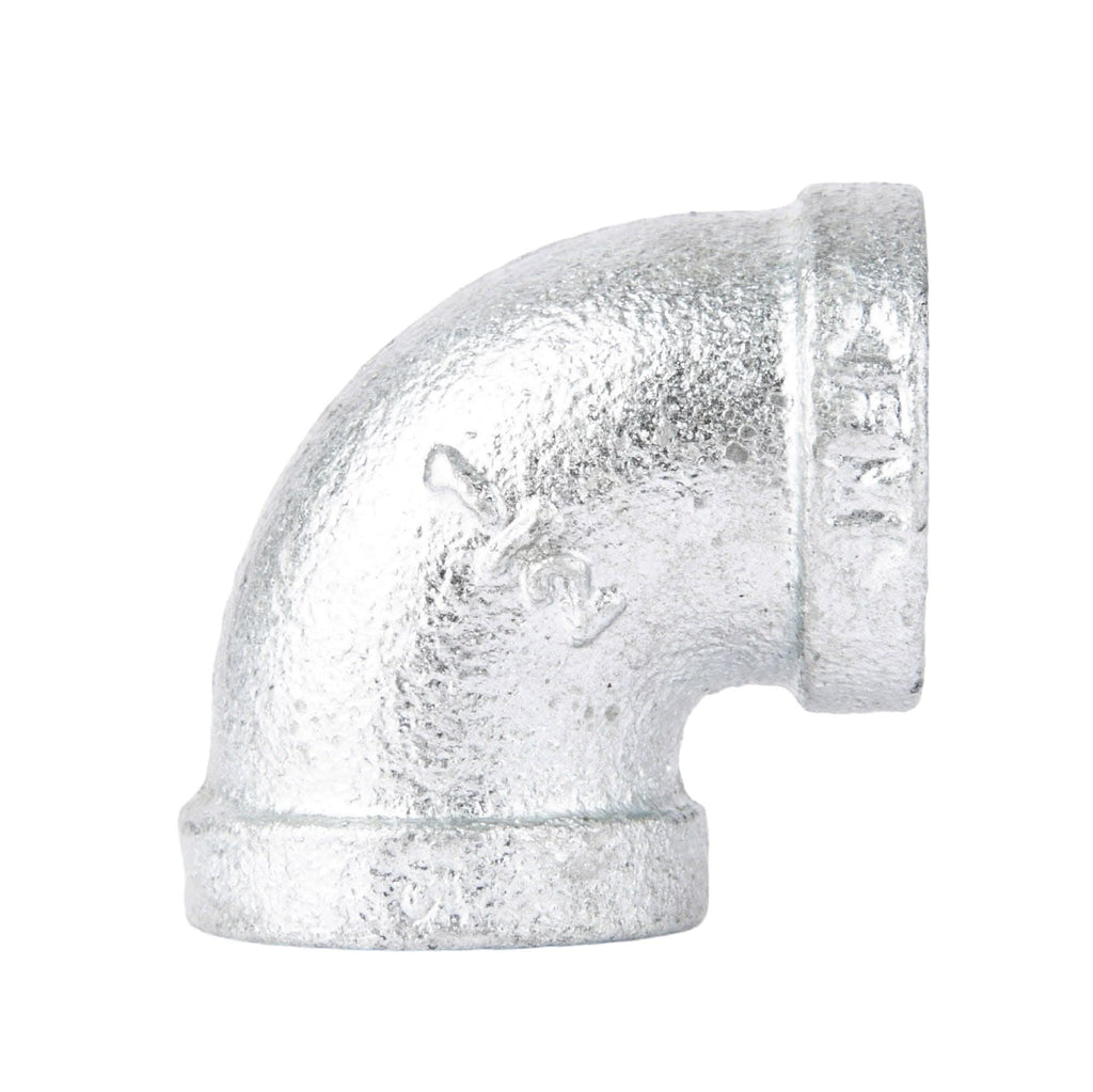 1/2 in. Galvanized Iron 90 Degree Elbow by PIPE DECOR