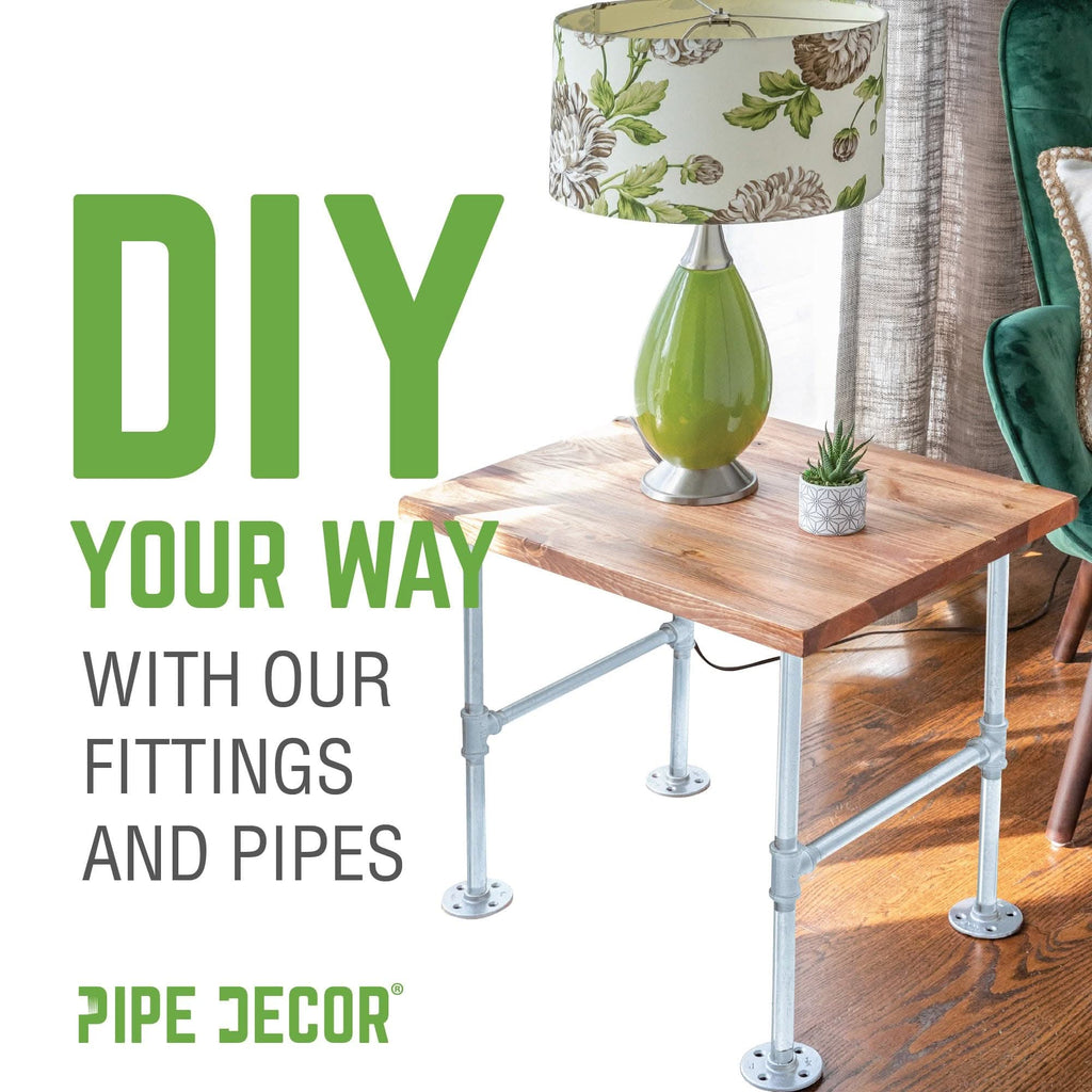1 1/2 in. Galvanized Steel Merchant Coupling by PIPE DECOR