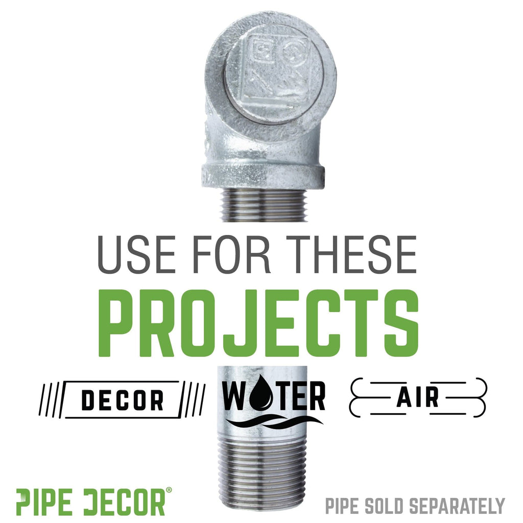 1 1/4 in. Galvanized Iron Plug by PIPE DECOR