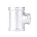 1 in. x 1 in. x 3/4 in. Galvanized Reducing Tee by PIPE DECOR