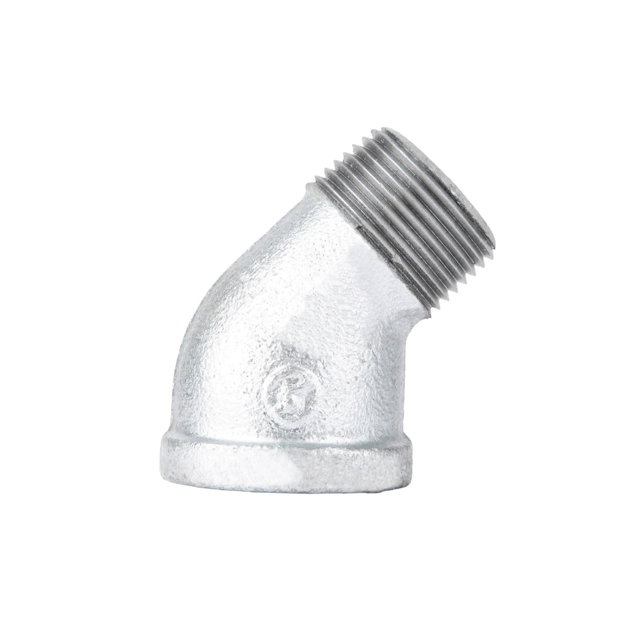 1 in. Galvanized Iron 45 Degree Street Elbow by PIPE DECOR