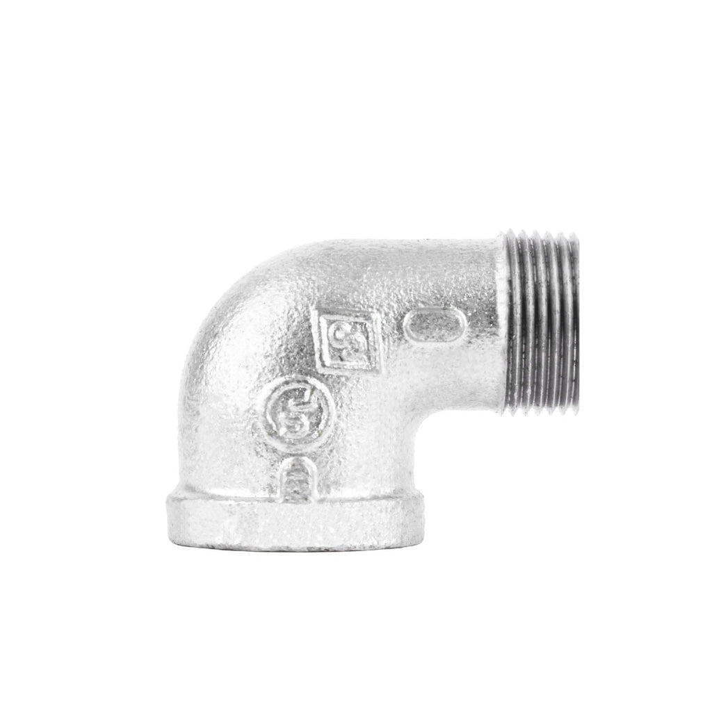 1 1/4 in. Galvanized Iron 90 Degree Street Elbow by PIPE DECOR
