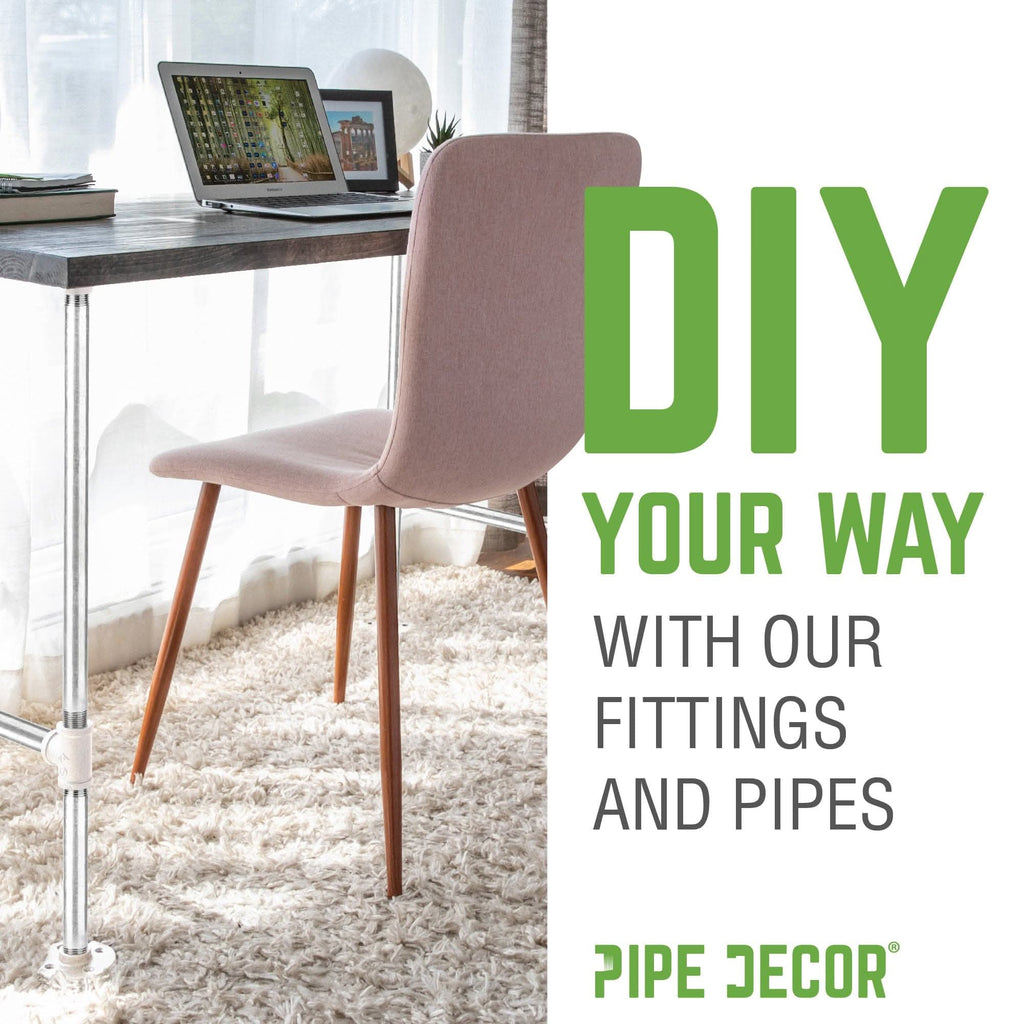 1/2 in. Galvanized Iron Tee by PIPE DECOR