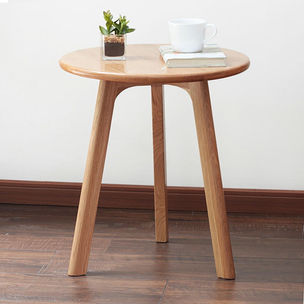 Round Small End Table, Side Table For Bedroom & Balcony by Unique Piece Furniture