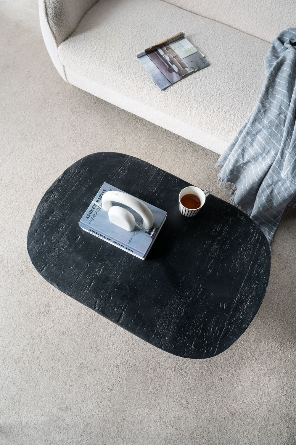 Organic Design Oval Coffee Table by Unique Piece Furniture