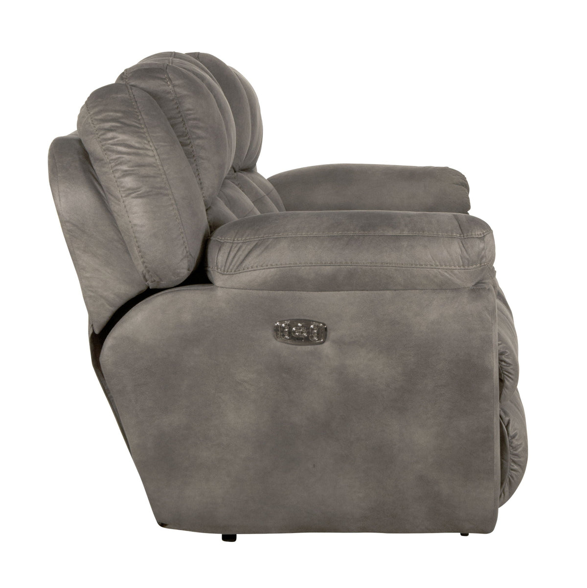 Ferrington - Power Lay Flat Reclining Console Loveseat with Power Adjustable Headrest & Lumbar by Unique Piece Furniture