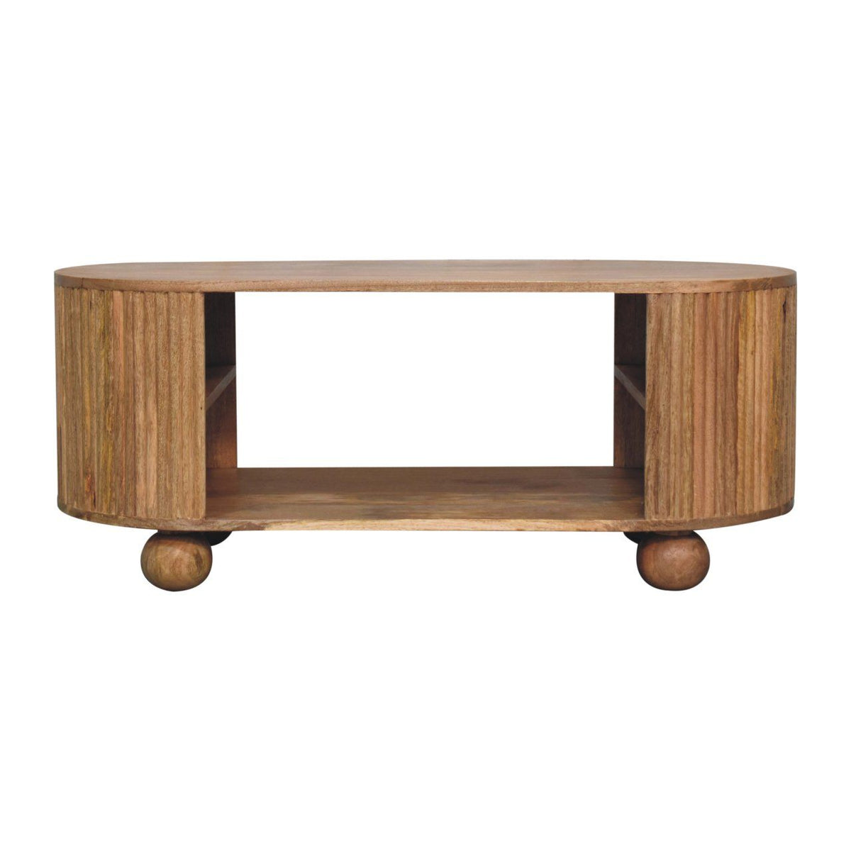 Soba - Ball Open Coffee Table - Oak by Unique Piece Furniture