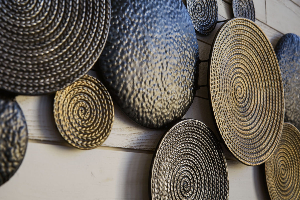 Emsley - Wall Decor - Metallic / Black / Gray by Unique Piece Furniture