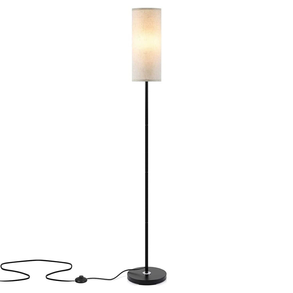 3200K Warm Yellow Light Modern Standing Lamp with Foot Switch 6W Bulb by DailySale