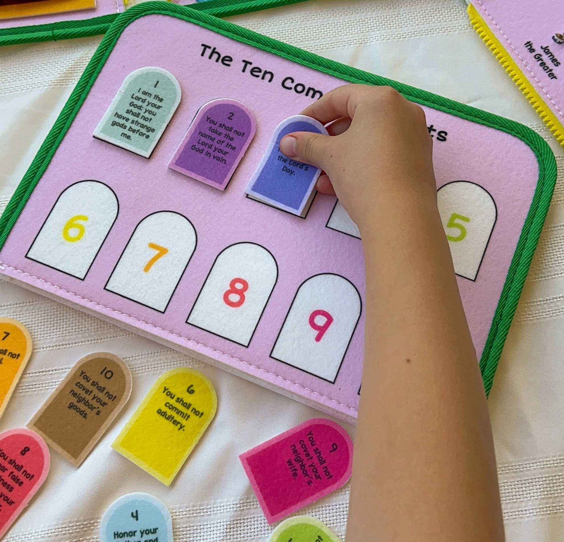My Pray & Play Busy Book – Catholic Felt Busy Book - A Quiet Felt Book