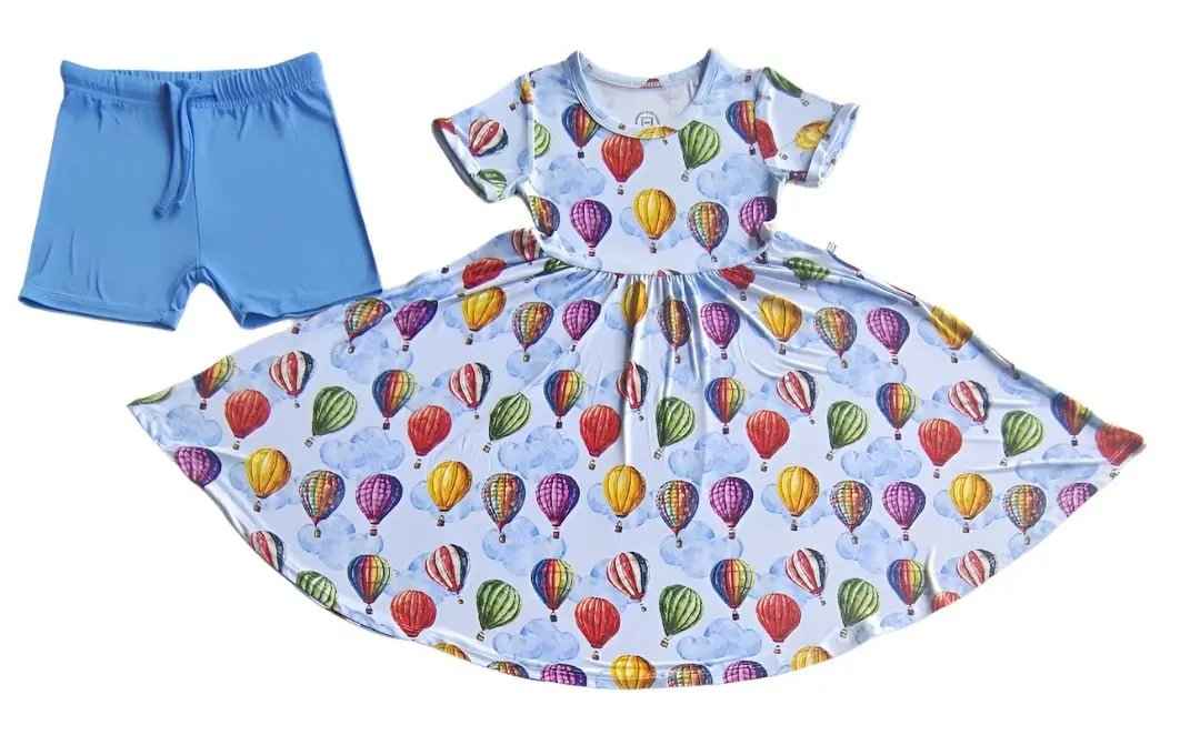 Short Sleeve Dress & Short Set by Minikin Mischief Clothing Co.