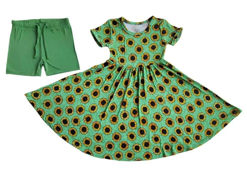 Short Sleeve Dress & Short Set by Minikin Mischief Clothing Co.