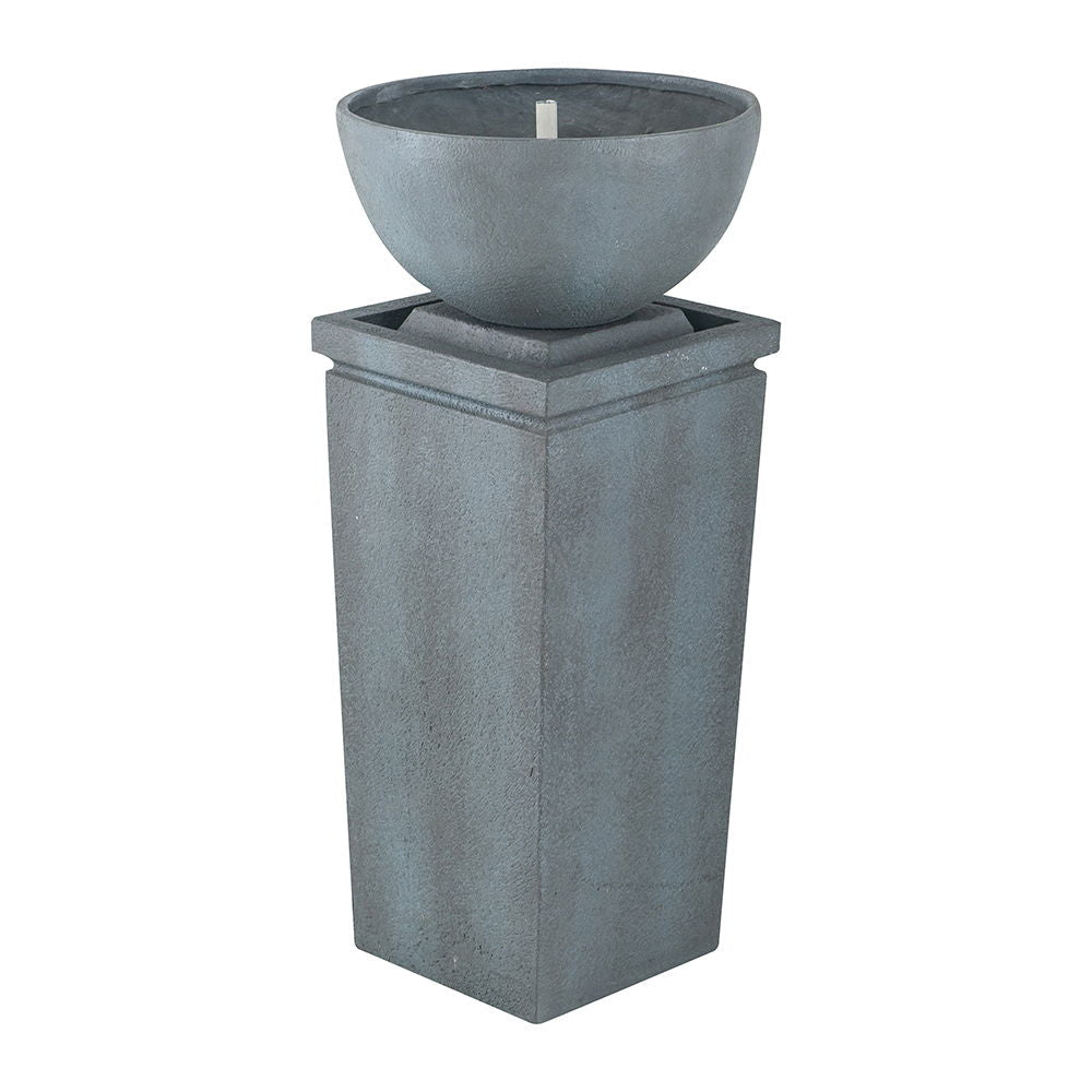 Zen Bowl Water Fountain, Outdoor Bird Feeder / Bath Fountains, Relaxing Water Feature For Garden by Unique Piece Furniture