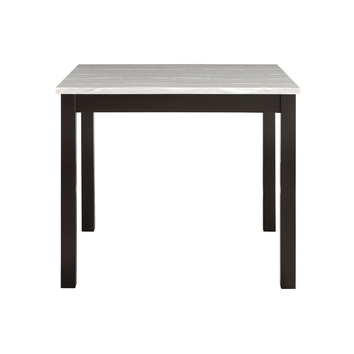 Leon - Bar Table And 4 Bar Stools - Espresso / White by Unique Piece Furniture