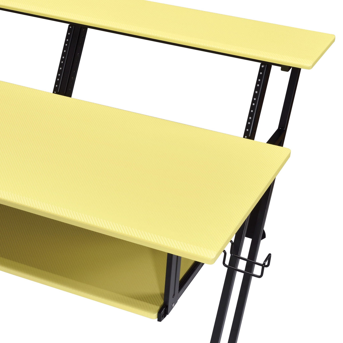 Suitor - Music Recording Studio Desk - Black / Yellow by Unique Piece Furniture