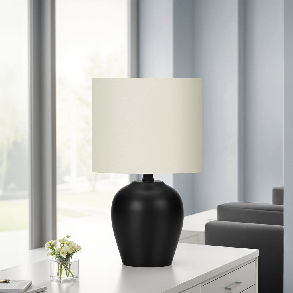 Lighting, Table Lamp, Transitional - Black / Cream by Unique Piece Furniture