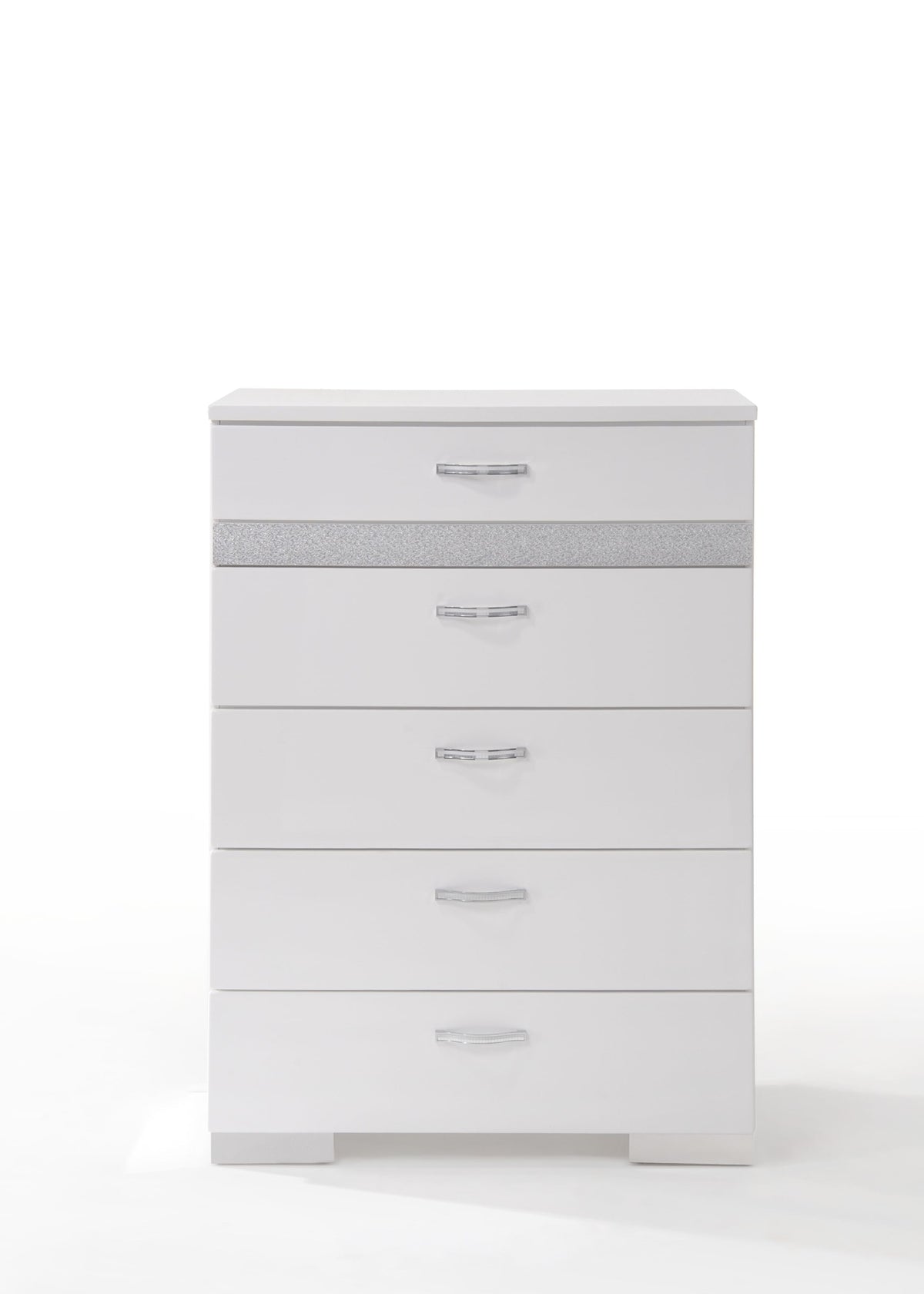 Naima II - High Gloss Chest - White by Unique Piece Furniture