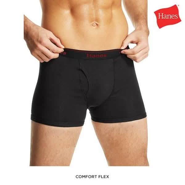 4-Pack: Hanes 100% Cotton Boxer Briefs - Size: Small by DailySale