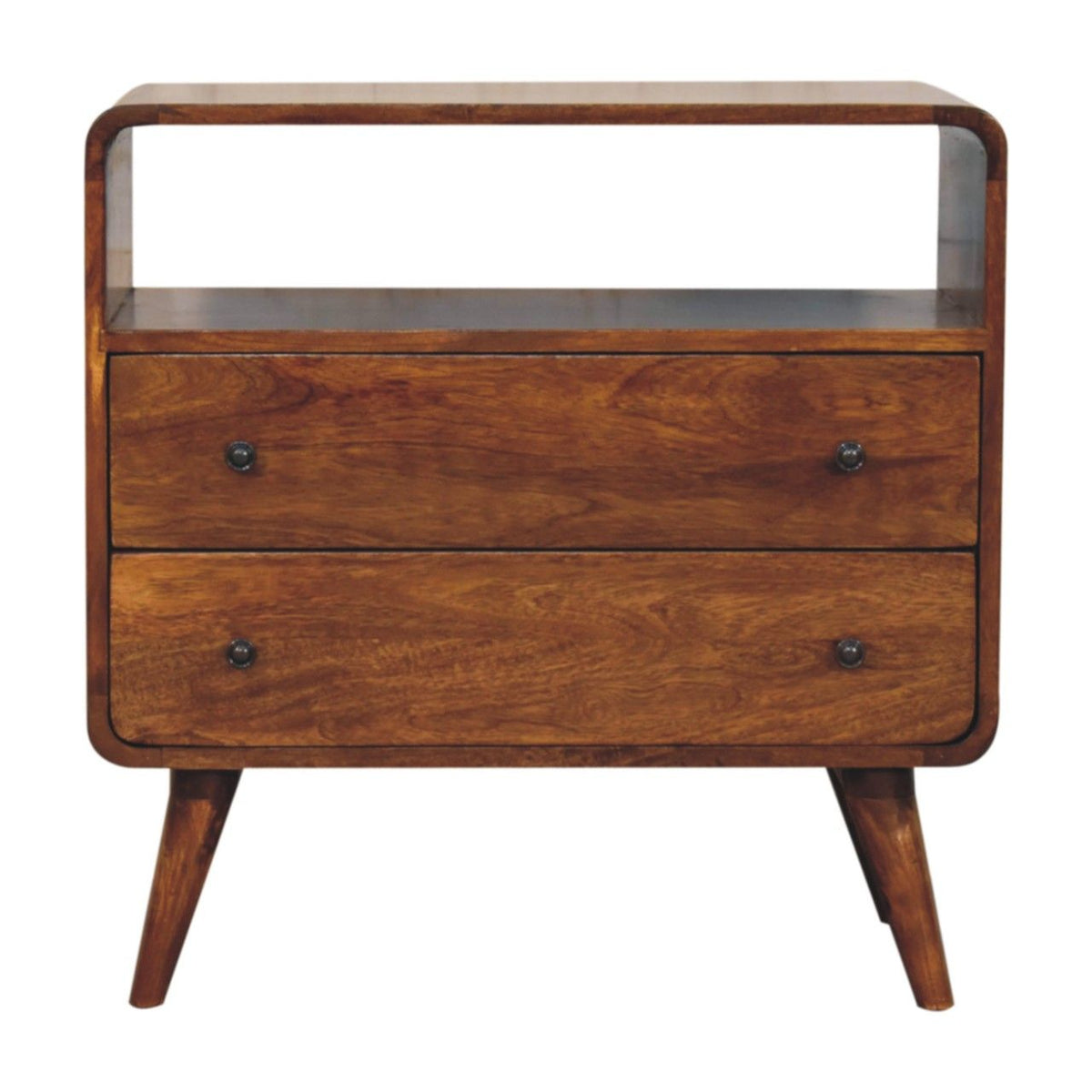 Curved Charm Console - Brown by Unique Piece Furniture