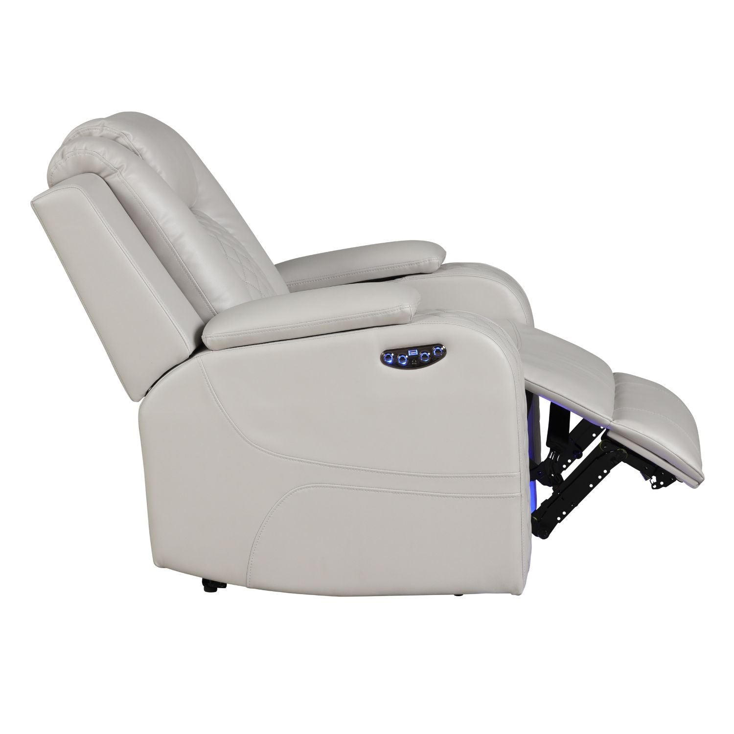 Benz - LED & Power Recliner Chair With Adjustable Headrest by Unique Piece Furniture