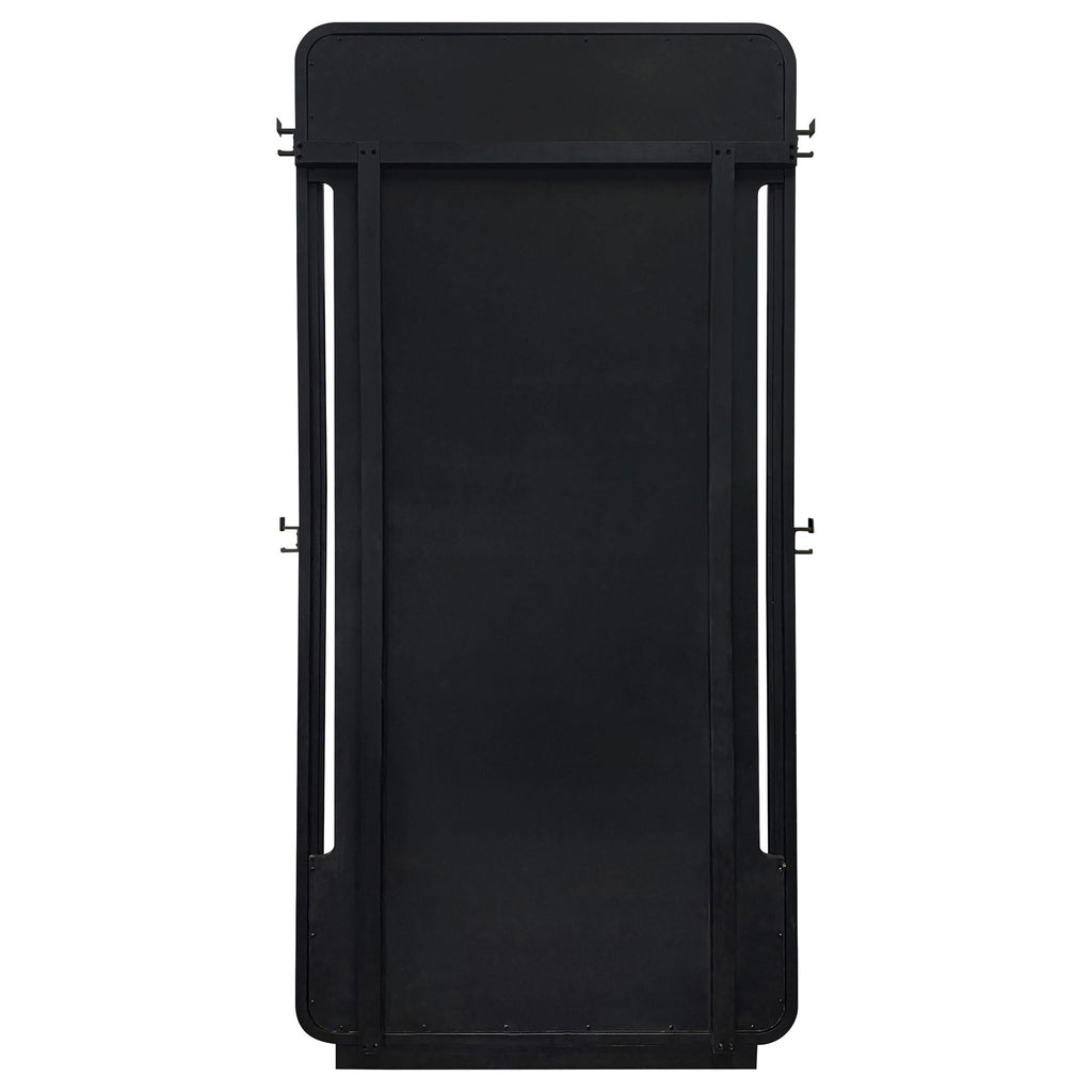 Leandro 76-inch Full Length Floor Mirror Burnished Black by Unique Piece Furniture