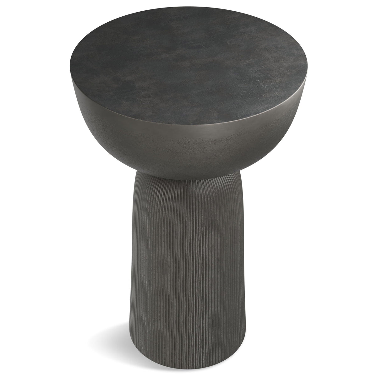 Hughes - Cast Aluminum Side Table - Black by Unique Piece Furniture