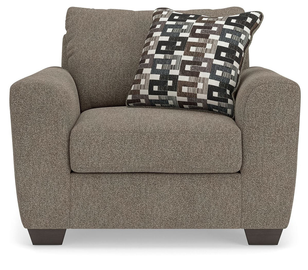Triston-Peaks - Chair And A Half - Suede by Unique Piece Furniture