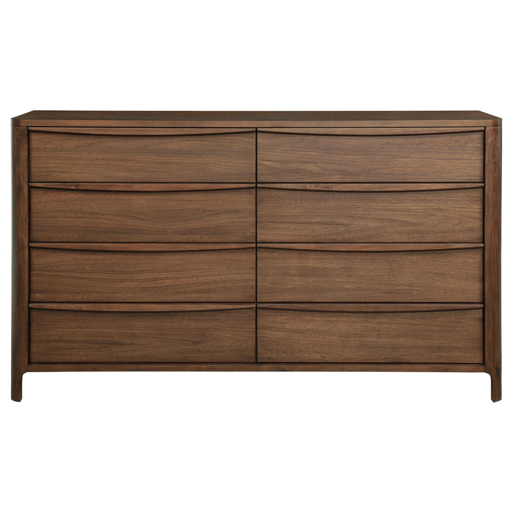 Maderia 8-drawer Dresser Cabinet Walnut by Unique Piece Furniture