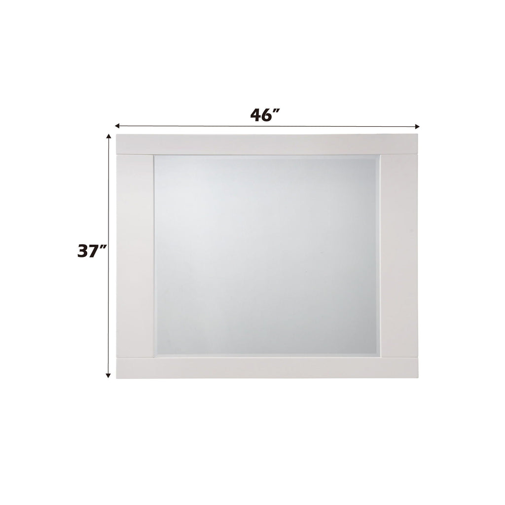 Naima II - High Gloss Mirror - White by Unique Piece Furniture