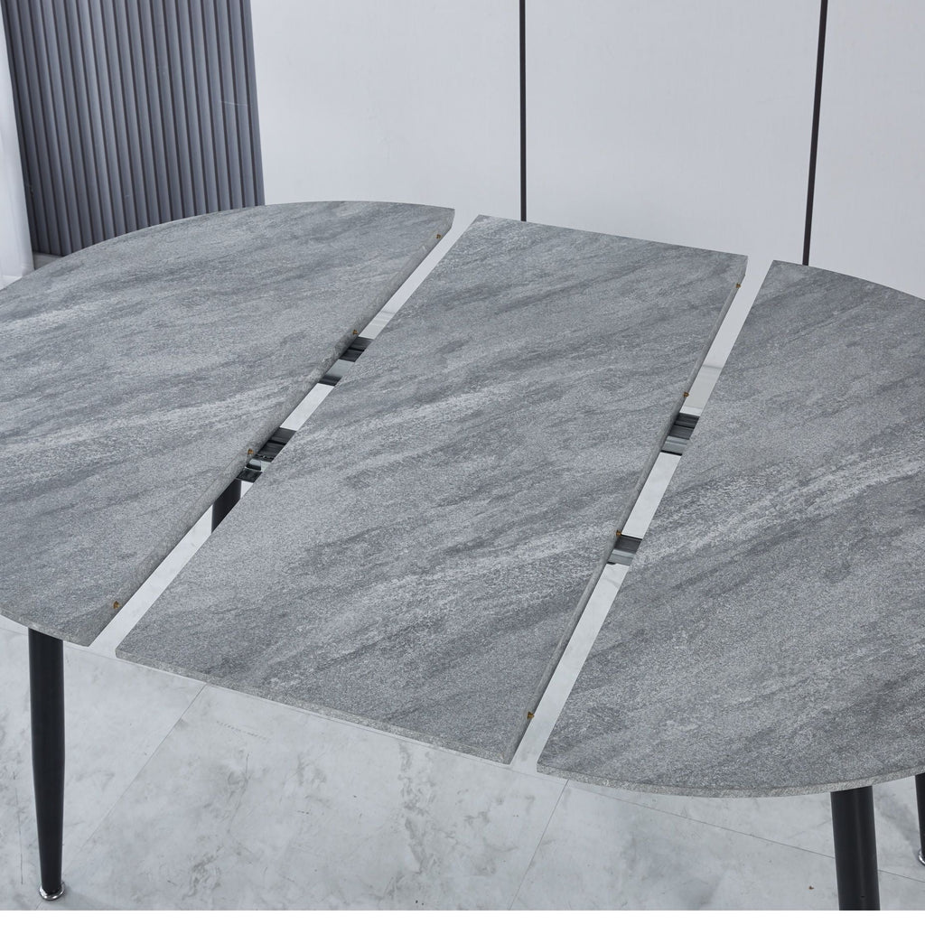 Extensible Table, Dining Table, Office Table, Coffee Table Metal Leg by Unique Piece Furniture
