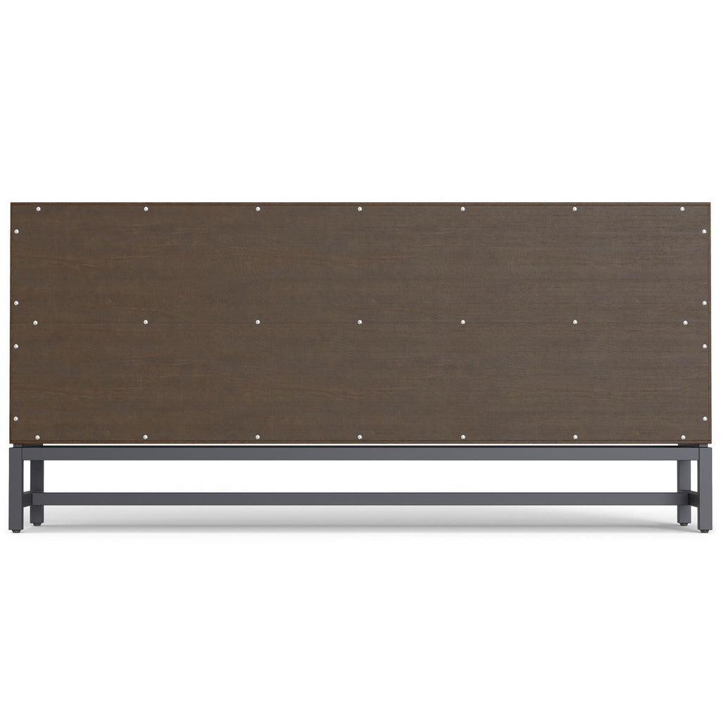 Banting - Low Wide Bookcase - Walnut Brown by Unique Piece Furniture