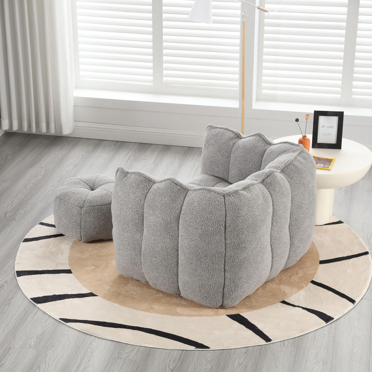 Soft Bean Bag Chair With High Resilient Foam by Unique Piece Furniture