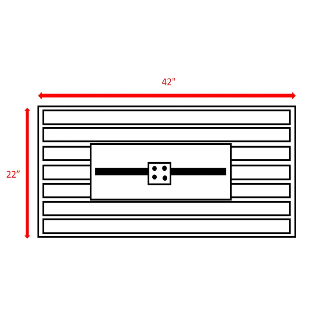 Rectangle Fire Pit, Fuel Versatility - Black by Unique Piece Furniture