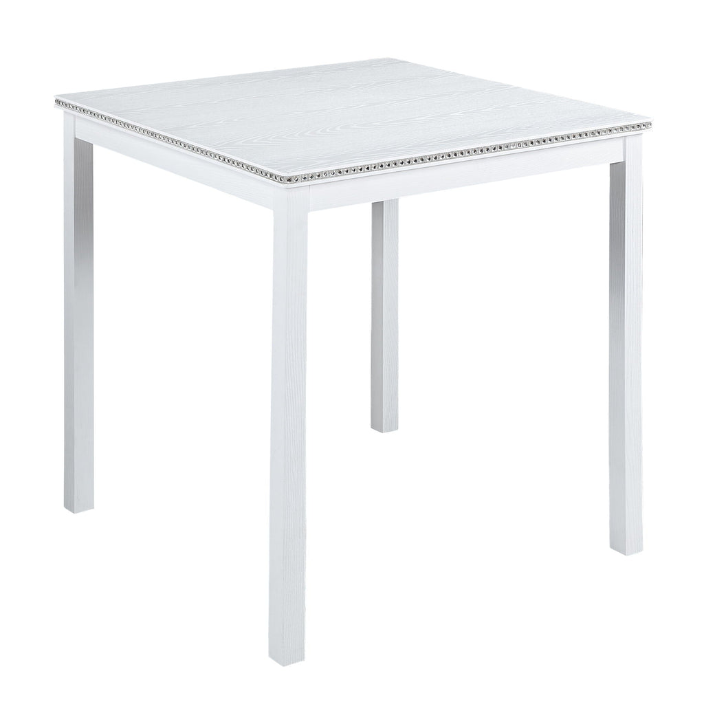 5 Piece Counter Height Table Set, Square Table And 4 Upholstered Chairs by Unique Piece Furniture