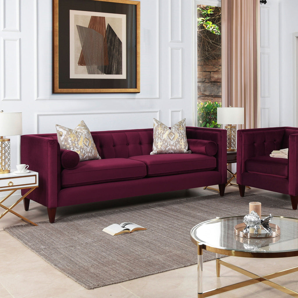 Jack - Modern Tuxedo Tufted Sofa by Unique Piece Furniture